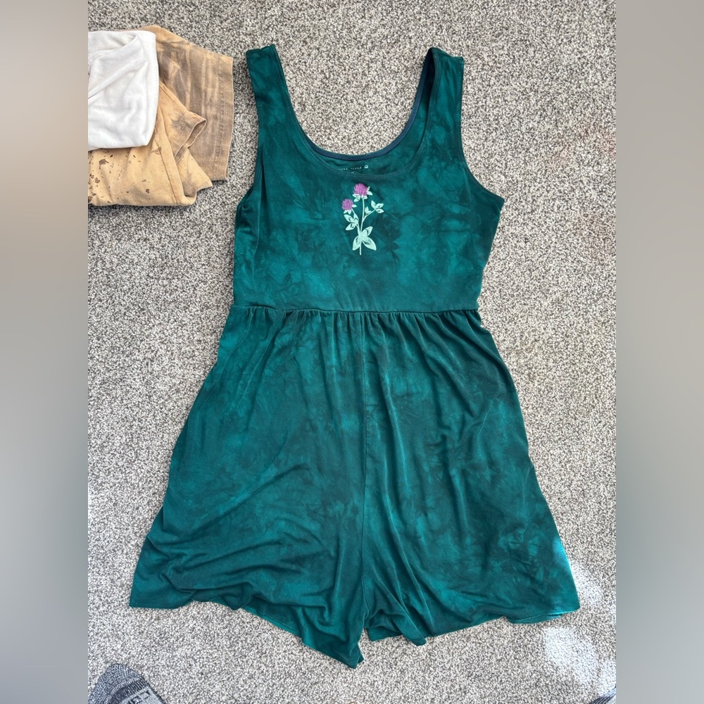 Purusha People modified romper - clover 🍀